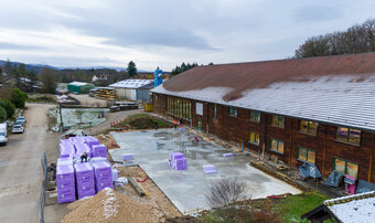 JACKODUR® Atlas in een uitzonderlijk bouwproject voor Europees Opleidingsinstituut in Frankrijk JACKODUR® Atlas in een uitzonderlijk bouwproject voor Europees Opleidingsinstituut in Frankrijk