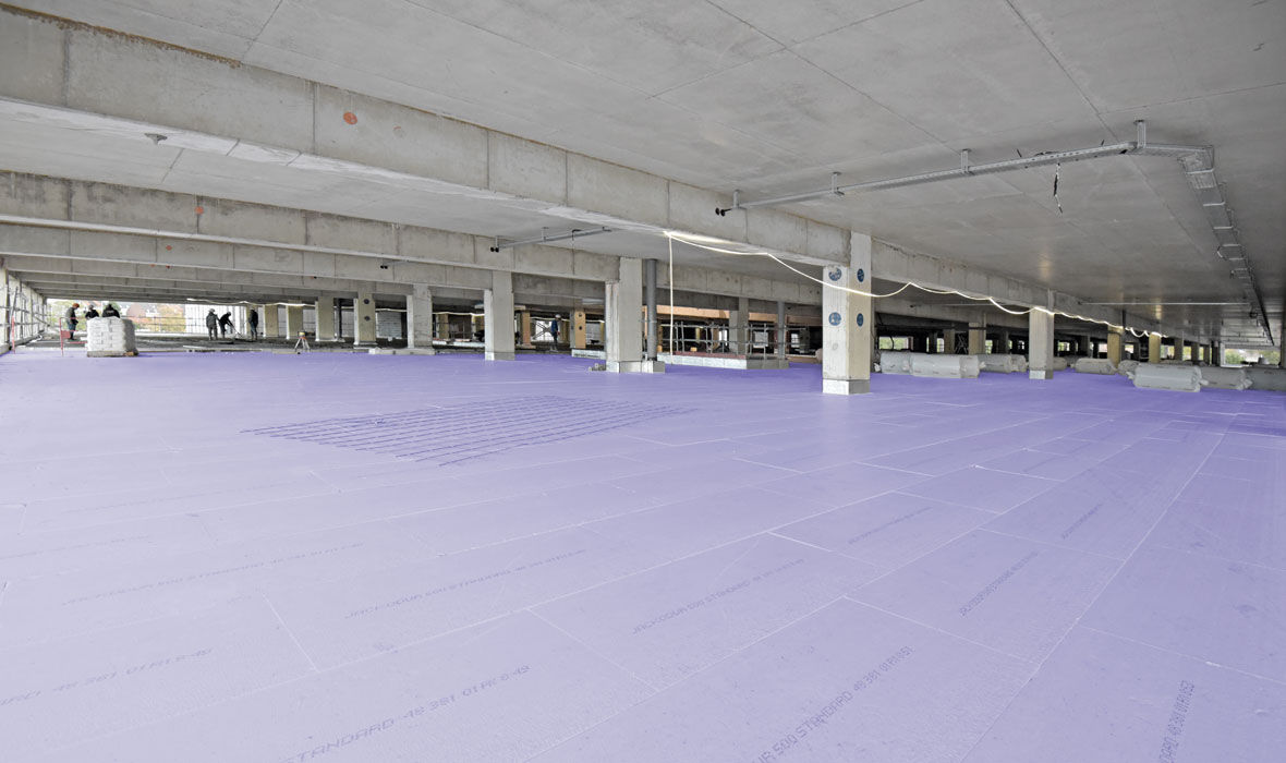 JACKODUR® KF: de oplossing voor parkings op platte daken