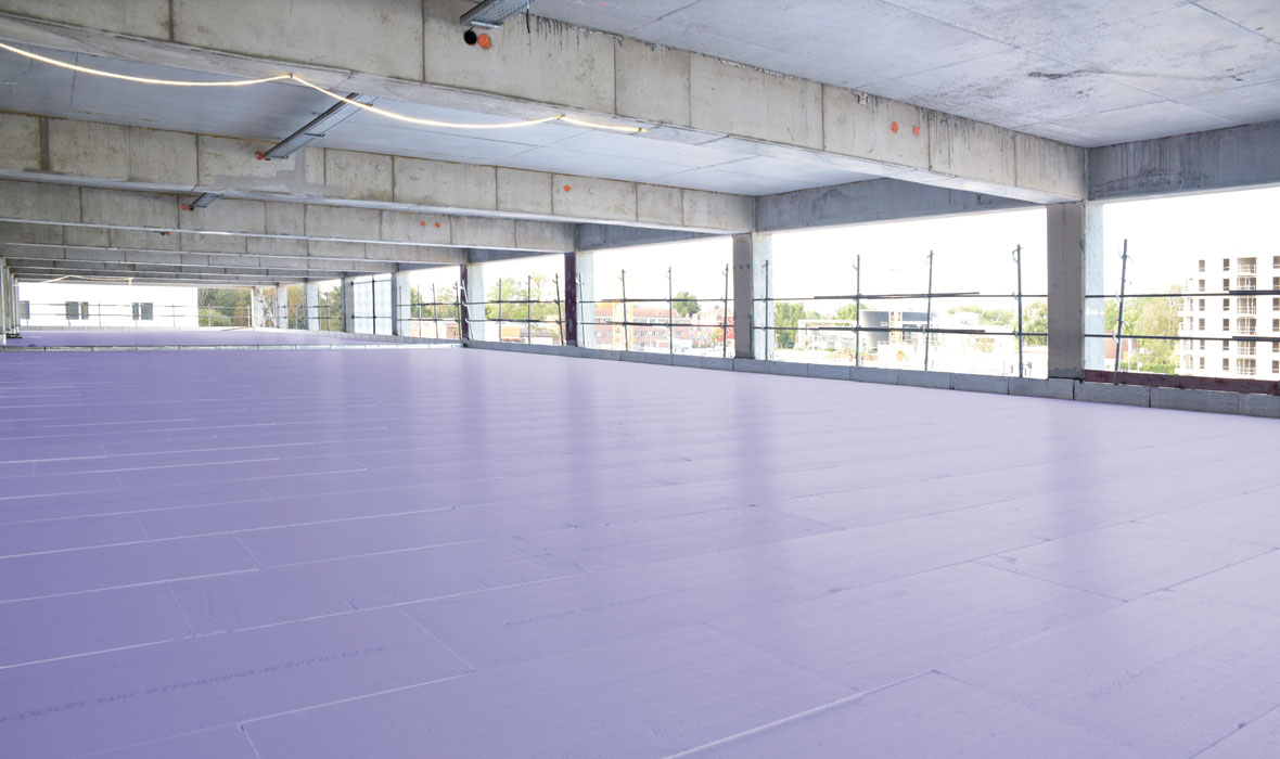 JACKODUR® KF: de oplossing voor parkings op platte daken
